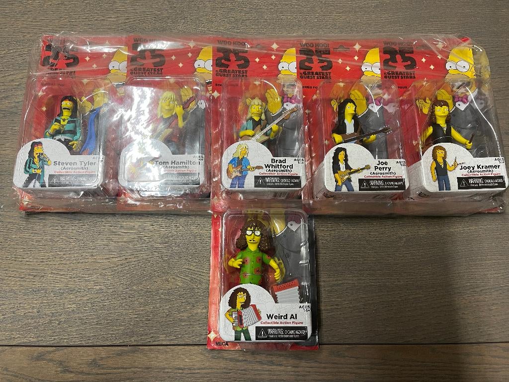 Aerosmith simpsons collectible action figure, Verzamelen, Ophalen of Verzenden, Nieuw