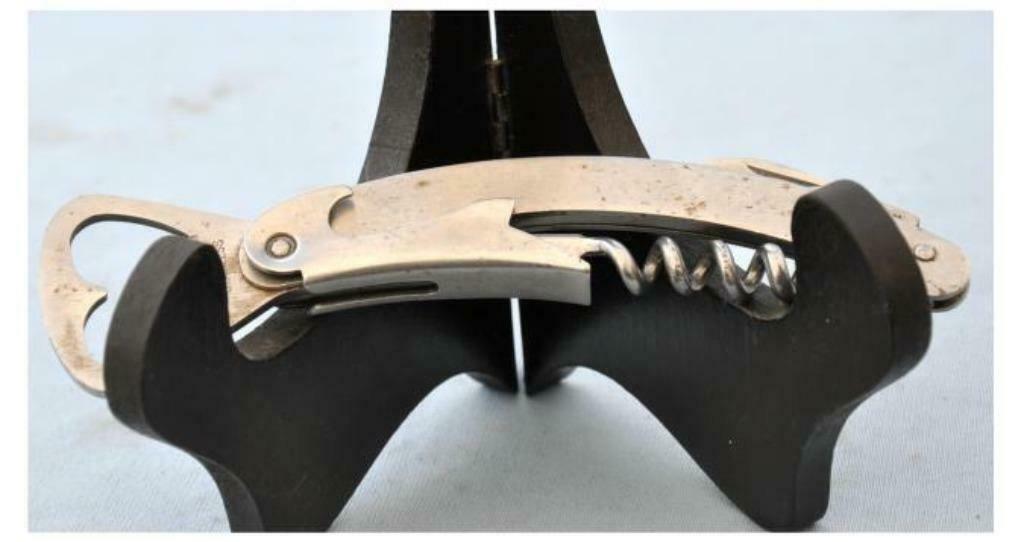 §sommelier en métal, Enlèvement ou Envoi, Utilisé, Inox ou Chrome