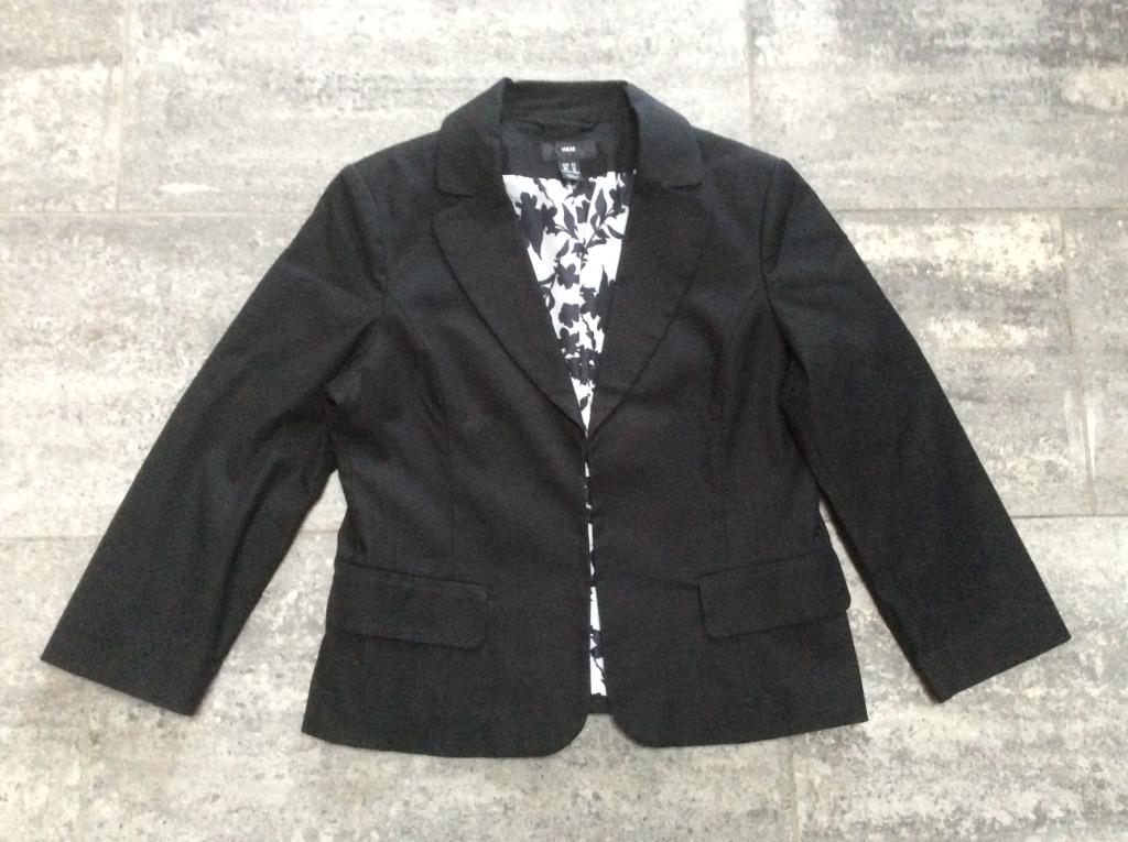 Veste H&M 40/42, Enlèvement ou Envoi, Comme neuf, Manteau, Noir