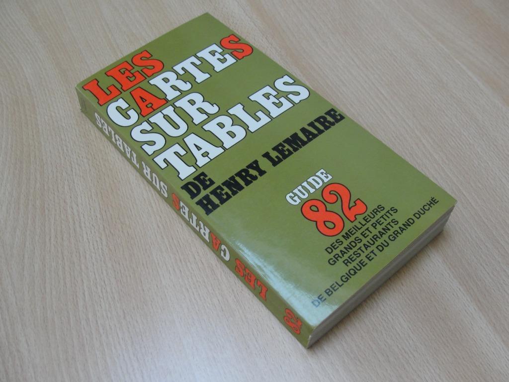 Les cartes sur tables de Henry Lemaire (guide 82), Boeken, Kookboeken, Nieuw, Ophalen of Verzenden, Henry Lemaire, Nederland en België