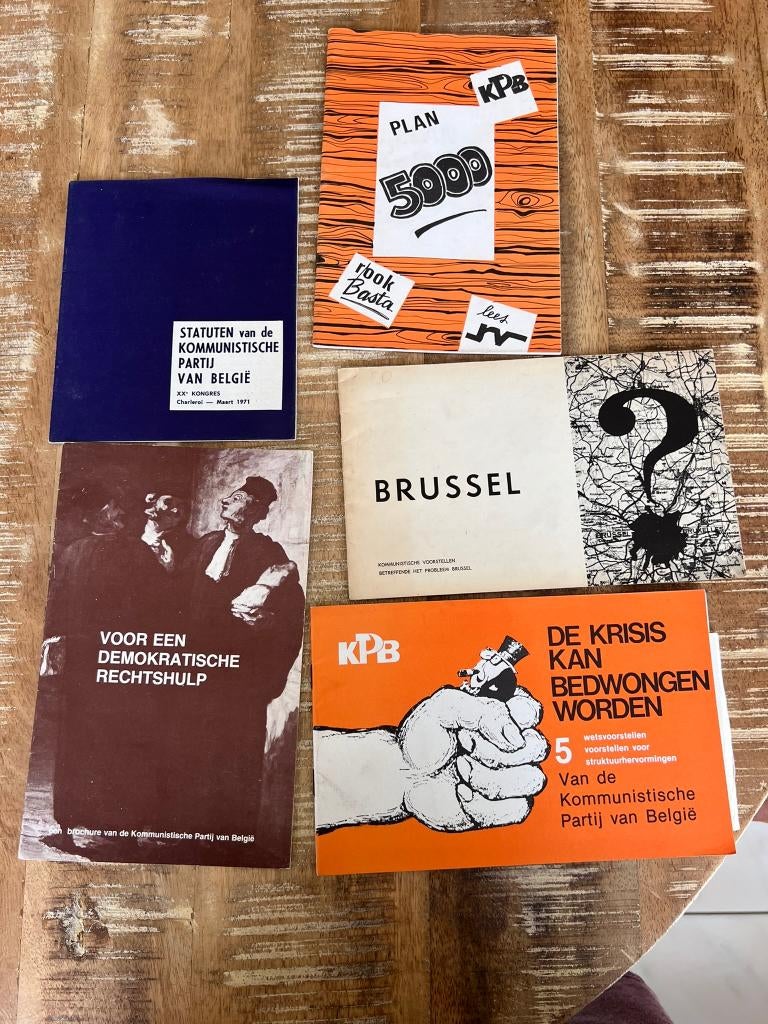 Historische documenten Kommunistische Partij Belgie, Ophalen of Verzenden, Gelezen, Politiek en Staatkunde