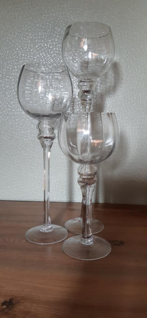 SET DECORATIEVE GLAZEN, Antiek en Kunst, Ophalen