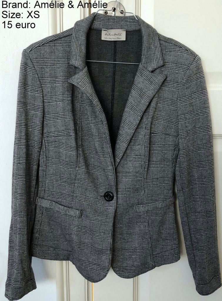 Grijze blazer Amélie & Amélie XS, Vêtements | Femmes, Neuf, Gris, Enlèvement ou Envoi, Taille 34 (XS) ou plus petite