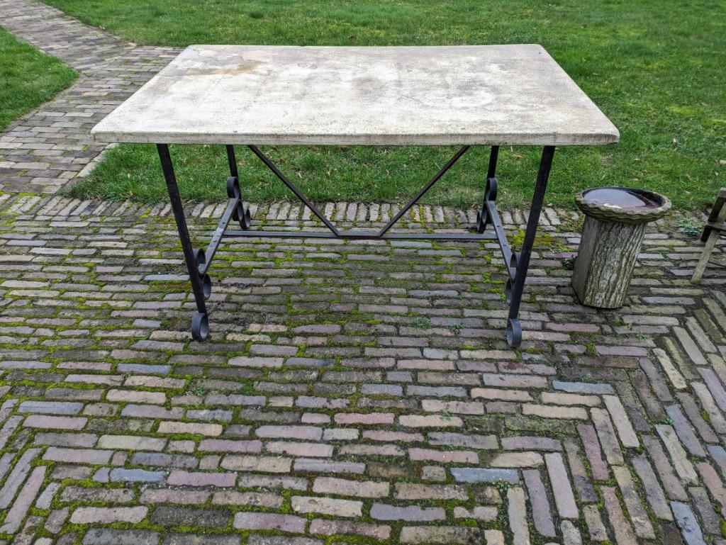 Stenen tuintafel, Antiek en Kunst, Ophalen