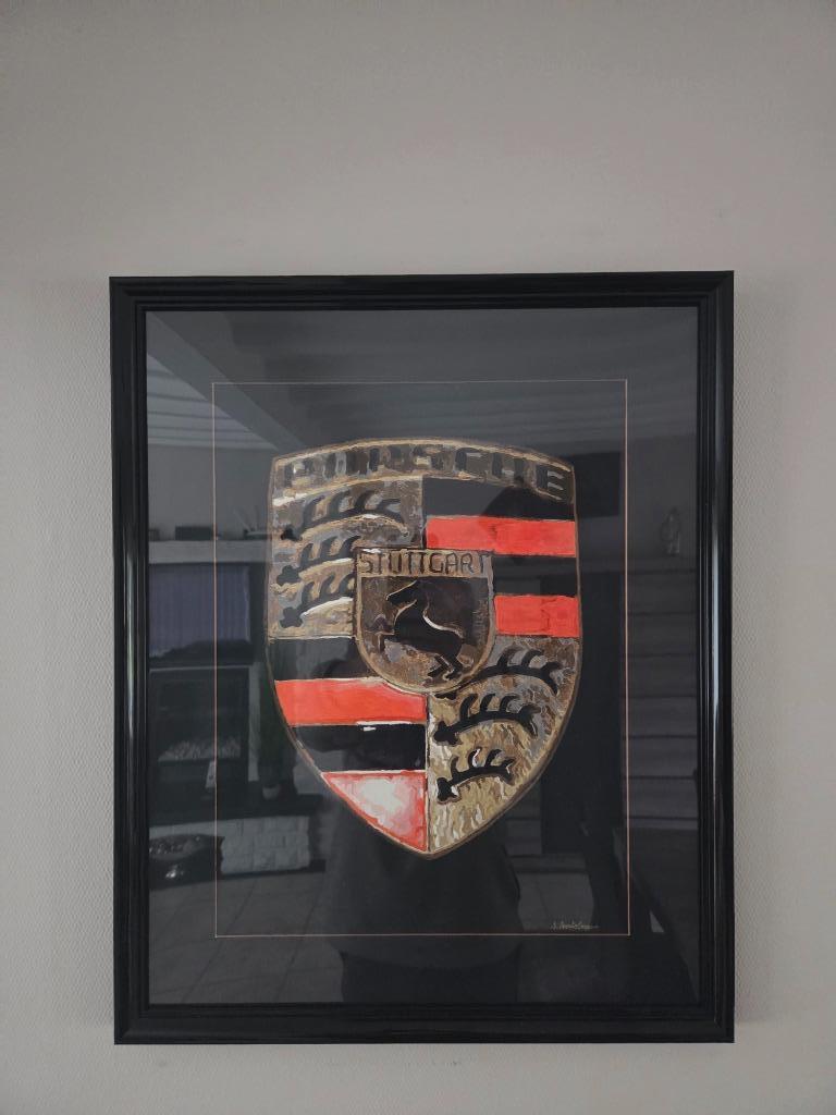 PORSCHE LOGO OLIEVERF, Enlèvement