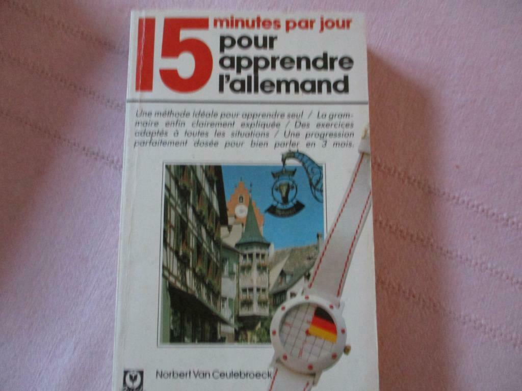 15 MINUTES POUR APPRENDRE L'ALLEMAND., Ophalen of Verzenden, Gelezen, Non-fictie