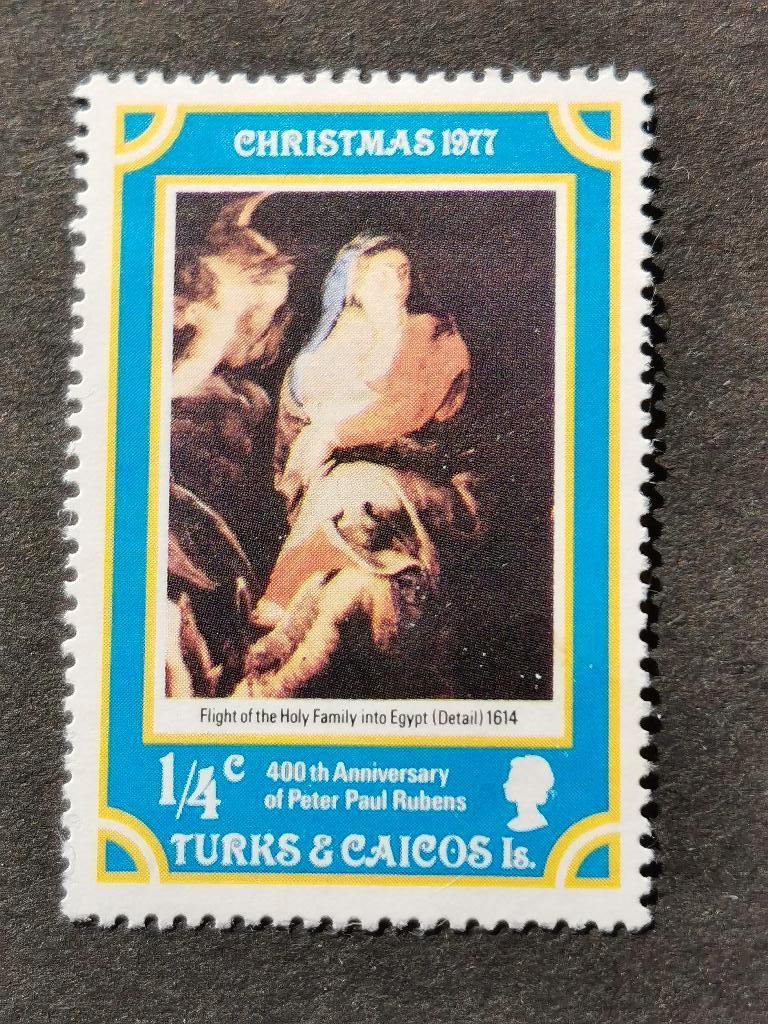 Turks & Caicos Islands 1977 - Kerstmis **, Ophalen of Verzenden, Postfris, Midden-Amerika