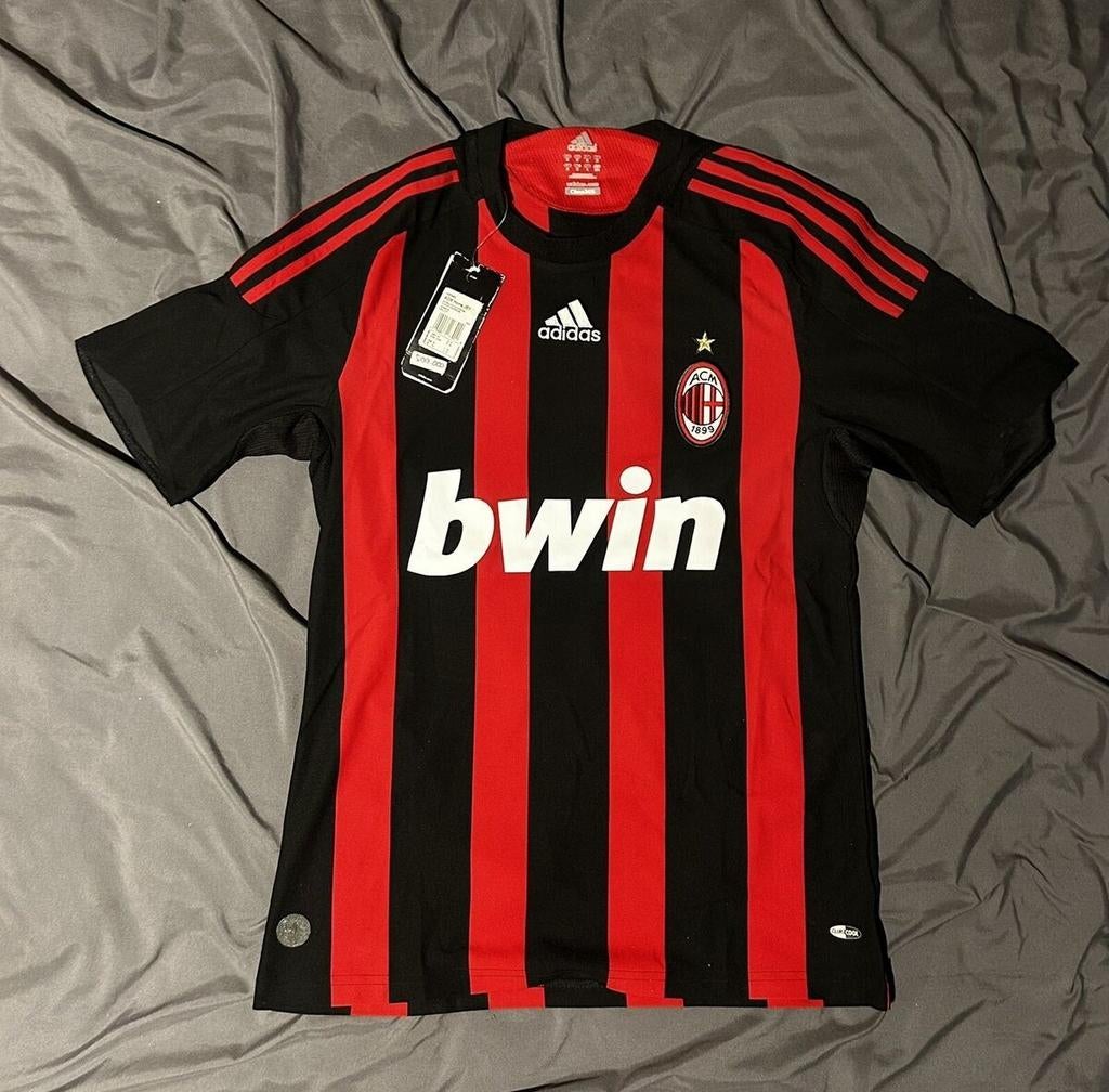 AC Milan Ronaldinho Voetbalshirt Champions League 2009, Sport en Fitness, Ophalen of Verzenden, Zo goed als nieuw