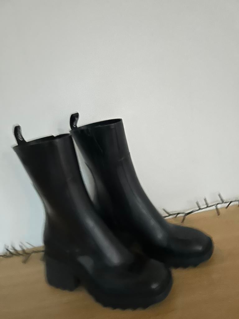 Chloe betty regenlaars zwart mt 40, Kleding | Dames, Schoenen, Verzenden, Zwart, Nieuw, Regenlaarzen