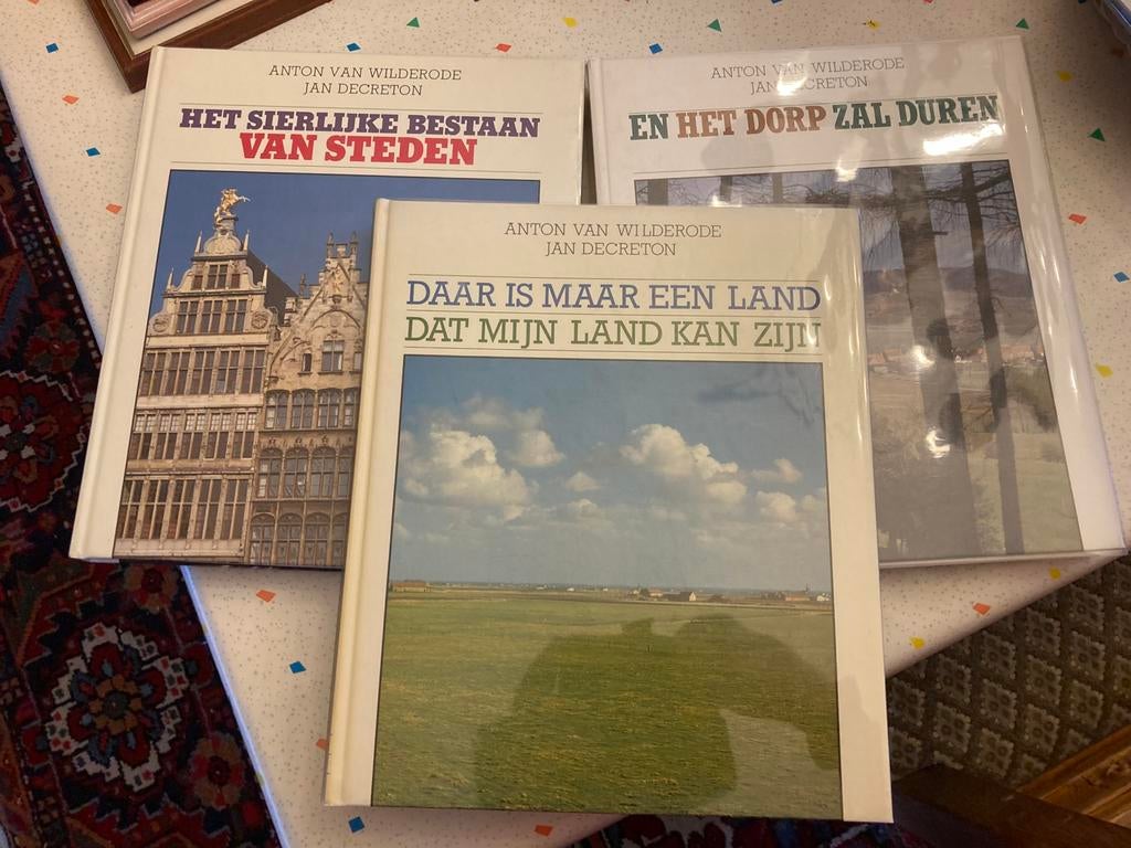 Anton van wilderode & jan decreton trilogie, Boeken, Gedichten en Poëzie, Zo goed als nieuw, Meerdere auteurs, Ophalen of Verzenden