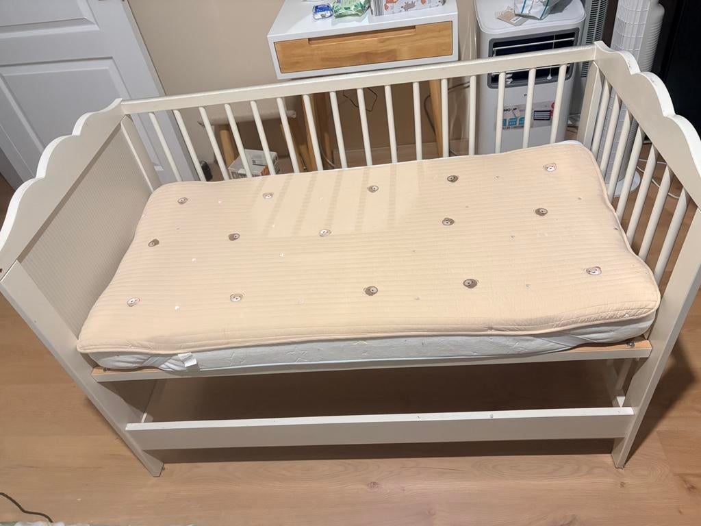 A vendre lit bebe, Matelas, Moins de 70 cm, Comme neuf, Enlèvement