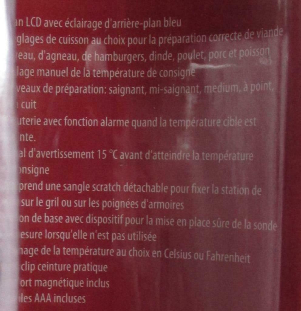 'QUIGG' - Thermomètre A Four & Barbecue Digital Radiocommand, Enlèvement ou Envoi, Neuf