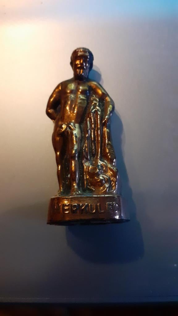 petite figurine hercule métal cuivré, Enlèvement ou Envoi, Utilisé, Autres types