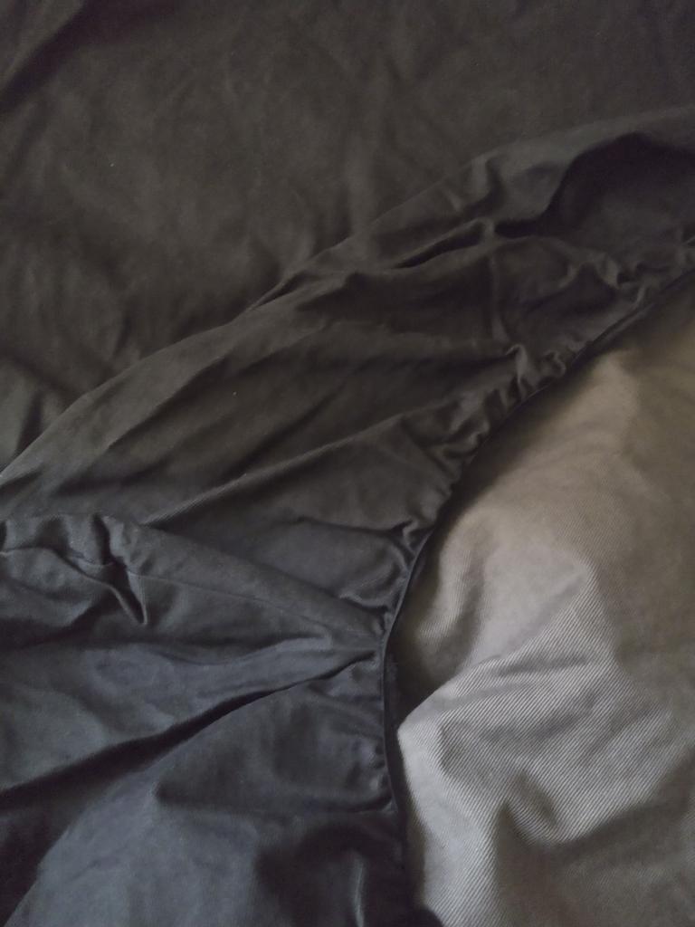 Zwarte overtrek voor matras - Ikea, Enlèvement, Utilisé, Noir