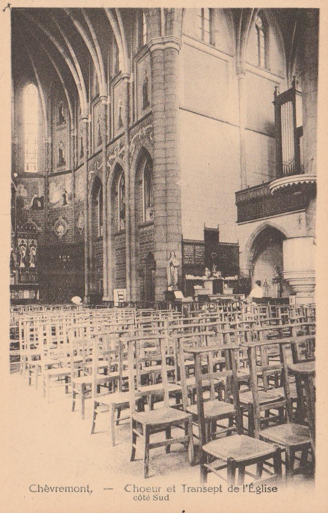 Chévremont, Enlèvement ou Envoi, 1940 à 1960, Non affranchie, Liège