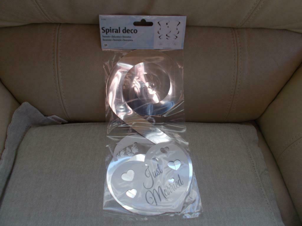 Spiral decoratie (feestartikel) hartjes, Ophalen of Verzenden, Nieuw