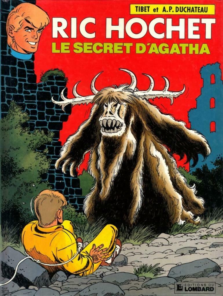 Ric Hochet,Le secret d'Agatha,Première édition, Une BD, Enlèvement ou Envoi, Utilisé
