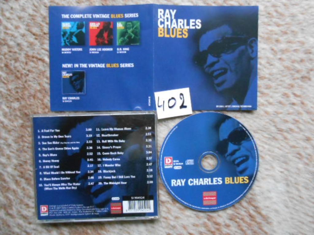 CD Ray Charles – Blues, Ophalen of Verzenden, 1980 tot heden, Gebruikt, Blues