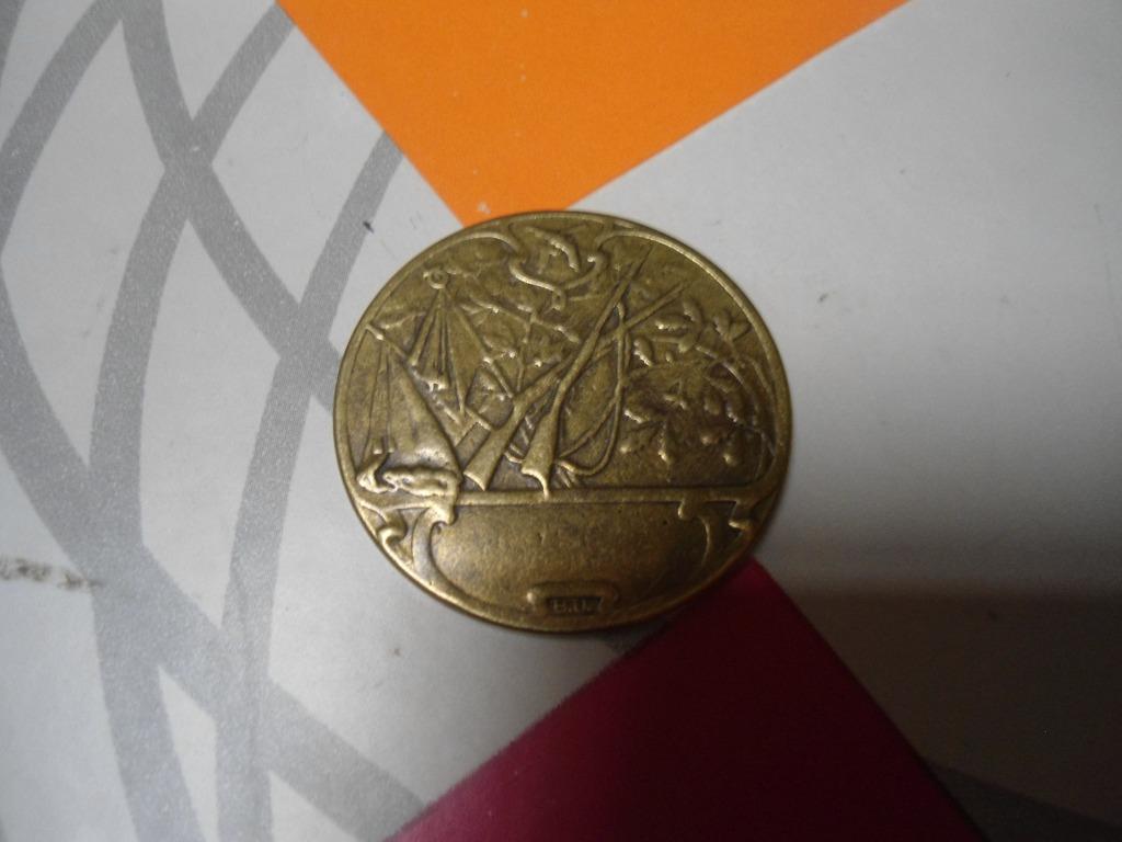 Ancienne médaille Militaire Bronze de 1919 ( Reservé ), Enlèvement ou Envoi, Armée de terre, Ruban, Médaille ou Ailes
