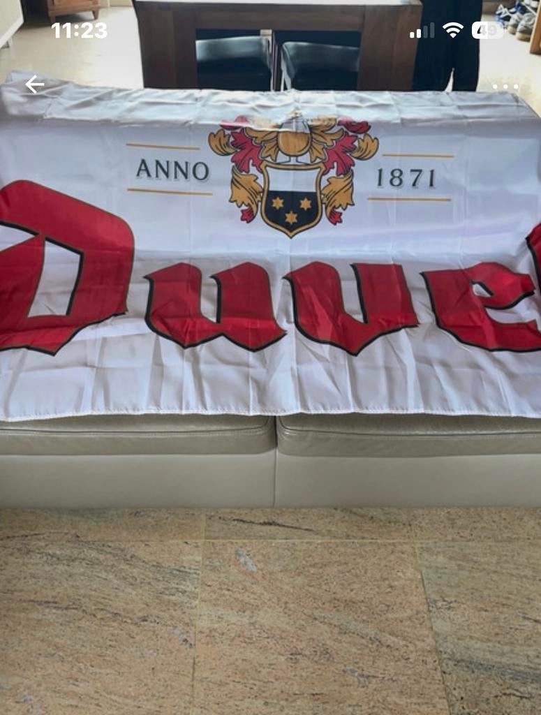 Duvel vlag 160/120 cm, Enlèvement ou Envoi, Neuf