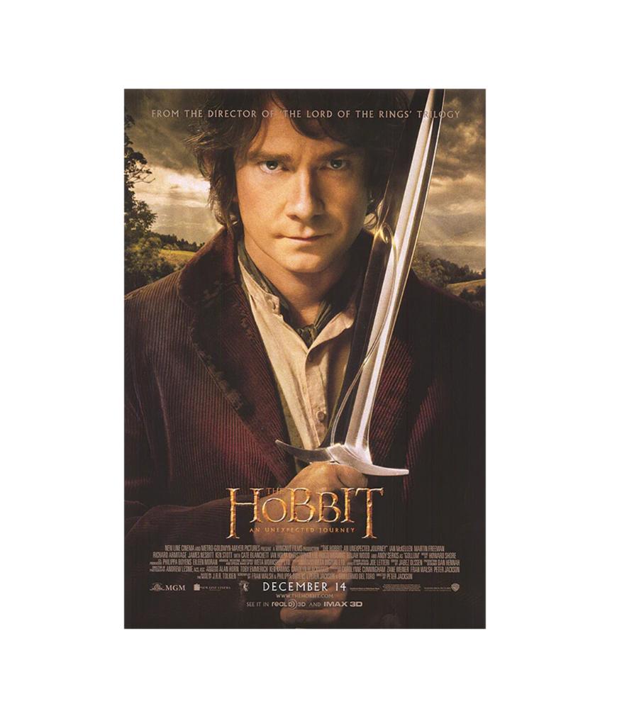 "THE HOBBIT" POSTER 2012 ! Original and LIMITED, Rechthoekig Staand, Verzenden, Deurposter of groter, Nieuw