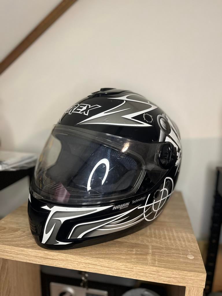 Brommer/motor helm goede staat, Ophalen, XS, Integraalhelm, Tweedehands