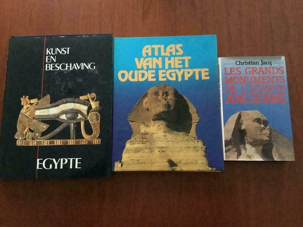 3 KUNSTBOEKEN ivm OUDE EGYPTE, Boeken, Ophalen of Verzenden, Zo goed als nieuw, Overige onderwerpen
