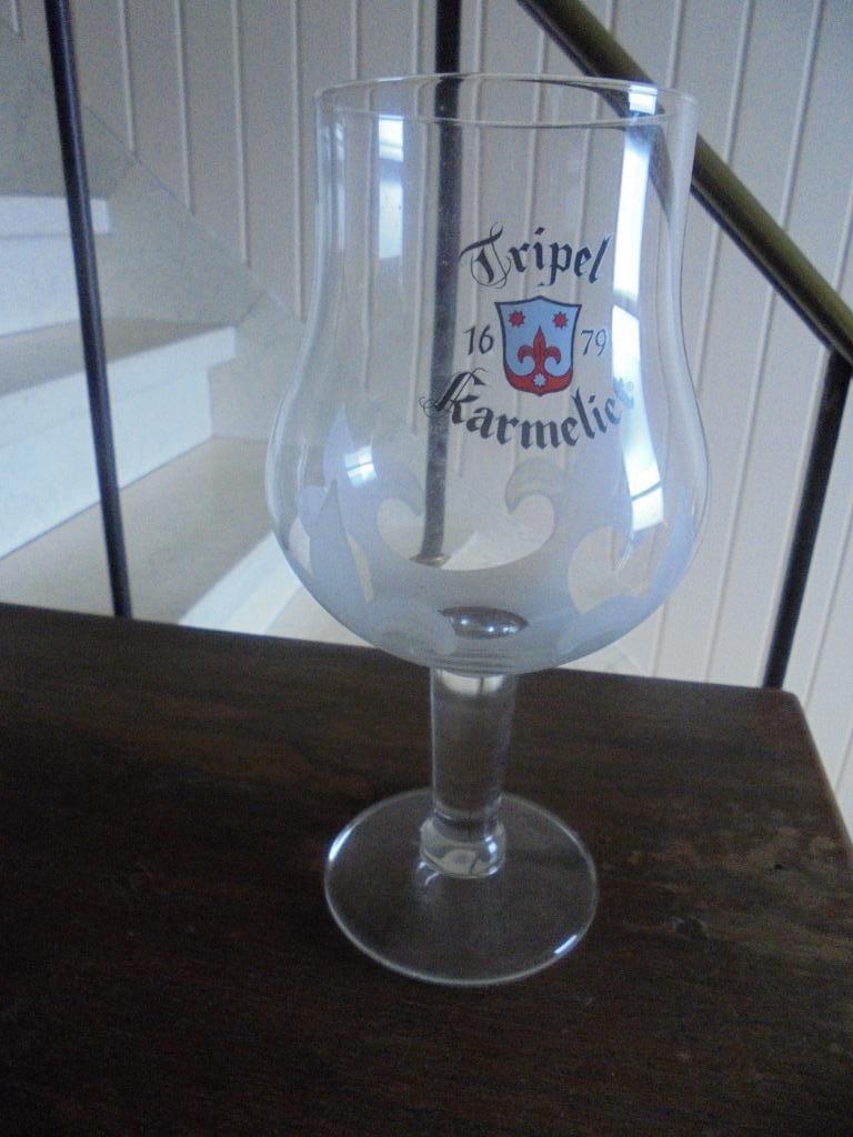 Tripel Karmeliet glas, Enlèvement, Comme neuf, Verre ou Verres, Autres marques
