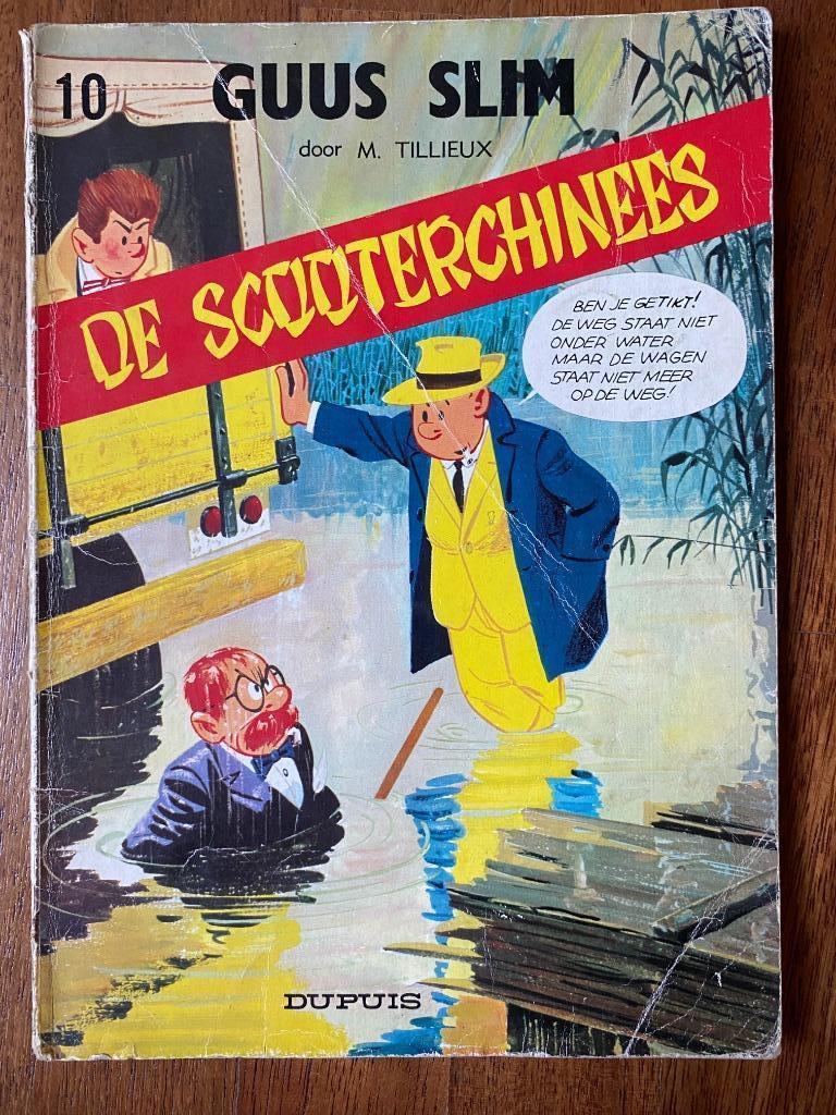 GUUS SLIM -  De scooterchinees 1e druk, Enlèvement ou Envoi, Une BD, Utilisé, Maurice Tillieux