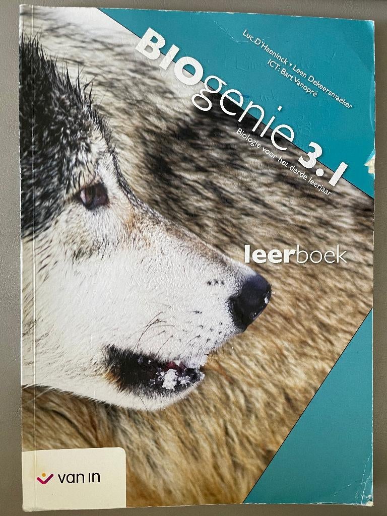Biogenie 3.1 leerboek, Luc D'Haeninck, Biologie, Enlèvement, Utilisé