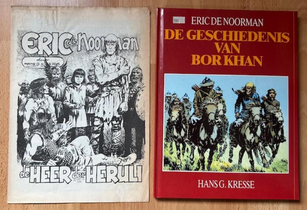 KRESSE ERIC DE NOORMAN - HEER HERULI + GESCHIEDENIS BOR KHAN, Boeken, Stripverhalen, Gelezen, Meerdere stripboeken, Ophalen of Verzenden