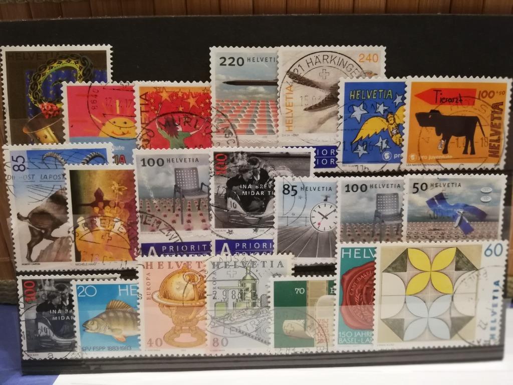 lot de timbres suisses oblitérés, Timbres & Monnaies, Enlèvement ou Envoi, Affranchi
