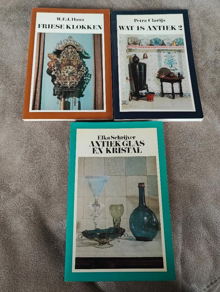Lot van 3 boekjes over antiek, Ophalen of Verzenden, Gelezen