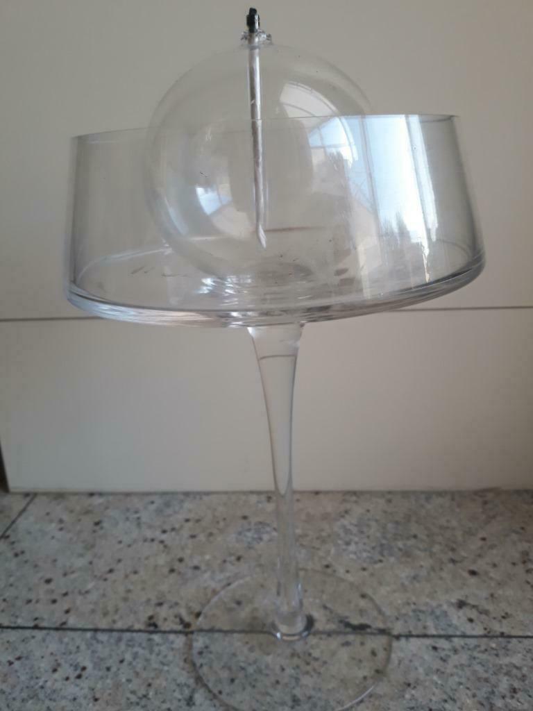Glazen olielamp, Ophalen of Verzenden