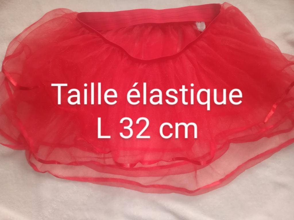 Déguisement jupe en tulle rouge, Ophalen of Verzenden