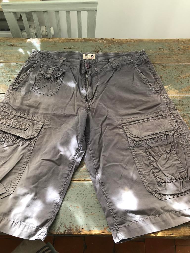 HEREN BERMUDA SHIRT TAUPE RIVER WOODS 42, Kleding | Heren, Broeken en Pantalons, Bruin, Ophalen of Verzenden, River Woods, Gedragen