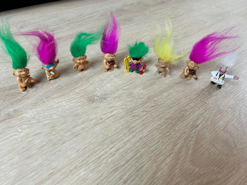 Trolls 8 stuks, Verzamelen, Ophalen of Verzenden, Gebruikt