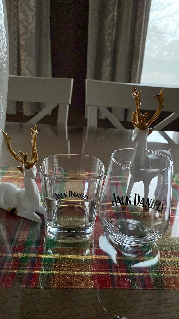 Jack Daniels Whisky glazen 2stuks voor 10 €, Ophalen, Nieuw