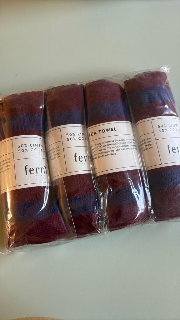 Keukenhanddoekken / theedoeken Ferm Living, Enlèvement, Comme neuf