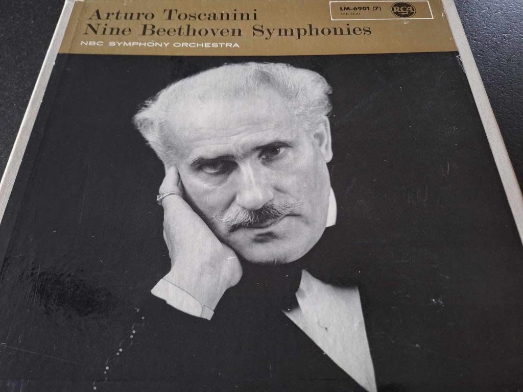 Beethoven / Toscanini - Nine Symphonies Box 7 x Lp's Vinyl, Ophalen of Verzenden, Romantiek, 12 inch, Kamermuziek