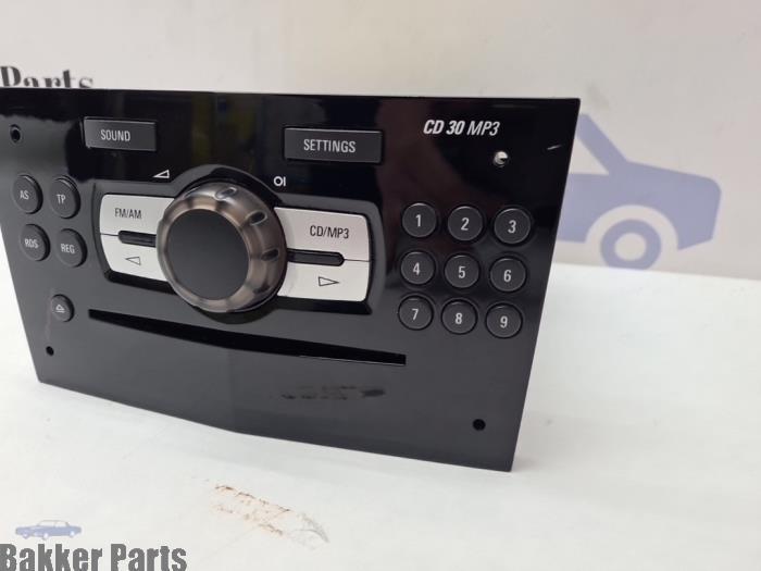 Radio CD Speler van een Opel Corsa, Auto-onderdelen, Gebruikt, -, -, Opel