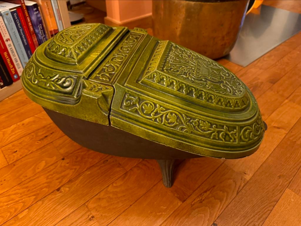 Bac à charbon en fonte, Enlèvement, Utilisé