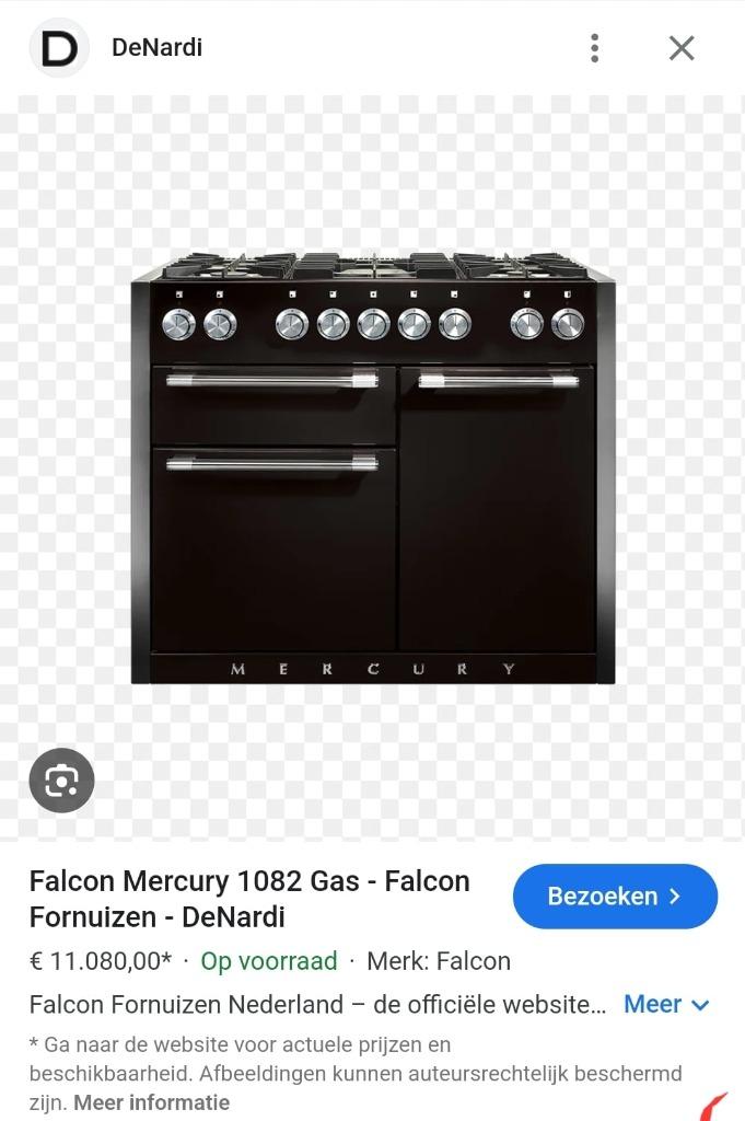 🔥 Four électrique Luxury Mercury Stove 100 cm myrtille 3, Gaz, 85 à 90 cm, Plaque chauffante, Comme neuf
