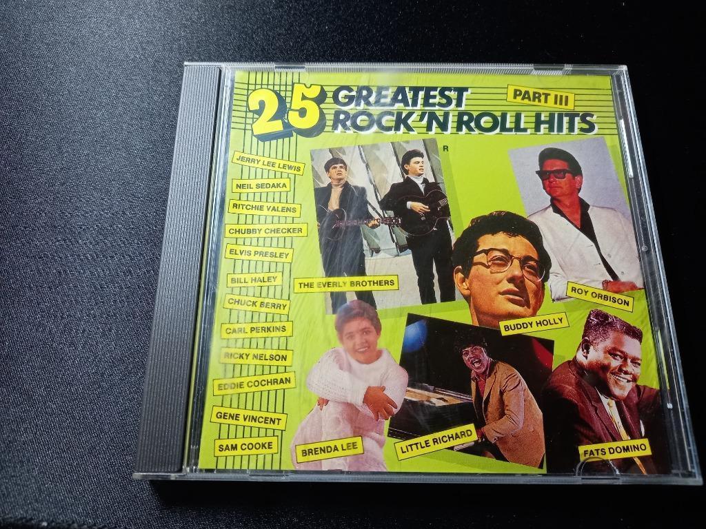 25 Greatest Rock 'N Roll Hits Part III - Cd = Mint, Ophalen of Verzenden, Zo goed als nieuw