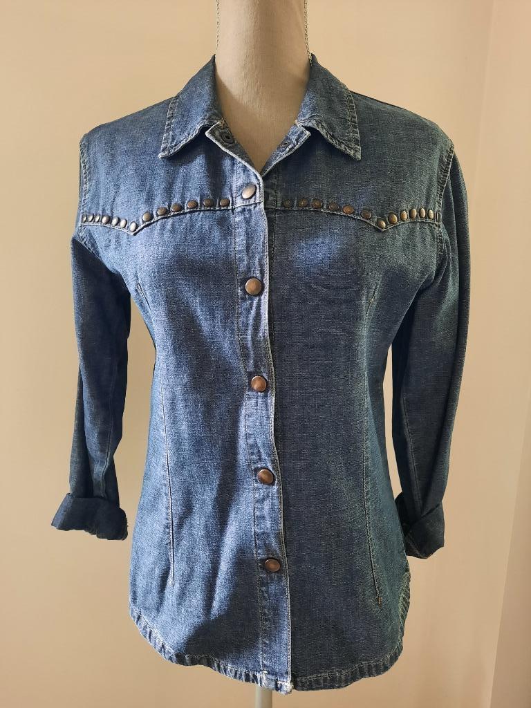 Jolie chemise en jean taille M de chez Double Face, Vêtements | Femmes, Taille 38/40 (M), Enlèvement ou Envoi, DoubleFace, Comme neuf