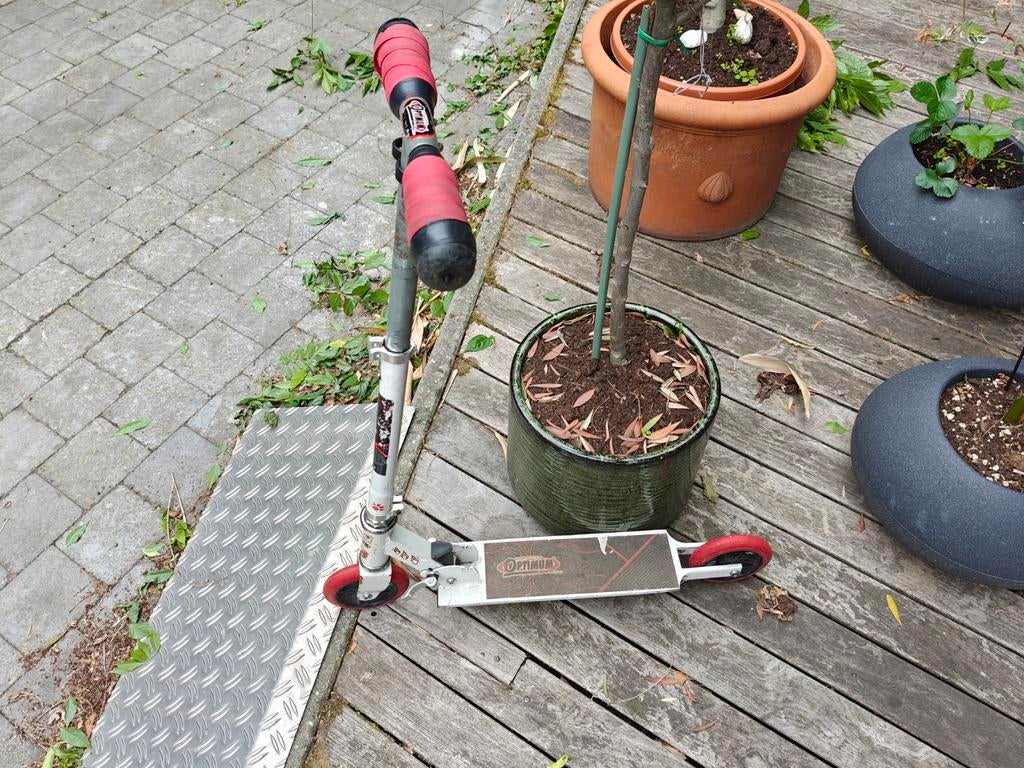 Optimum kinderstep, Ophalen of Verzenden, Gebruikt, Gewone step, Optimum