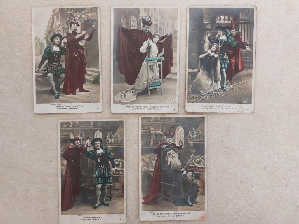 5 oude fantasiekaarten, Verzamelen, Verzenden