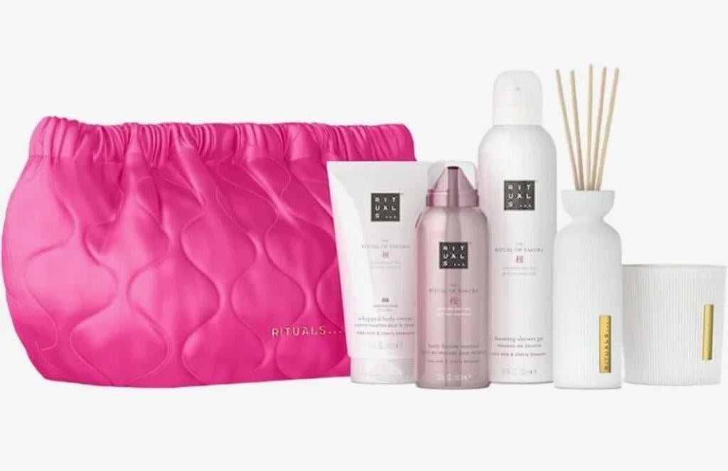 Nieuwe 6 delige Ritual of Sakura giftset large met clutch, Ophalen of Verzenden