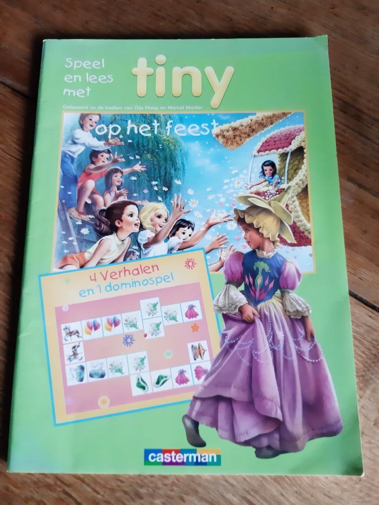 Tiny, speel en lees mee (4 verhalen en 1 dominospel), Boeken, Fictie algemeen, Ophalen of Verzenden, Zo goed als nieuw, Gijs Haag -Marcel Marlier