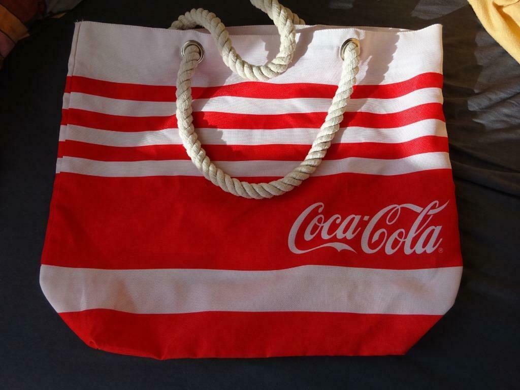 strandzak coca cola =, Enlèvement, Comme neuf, Rouge